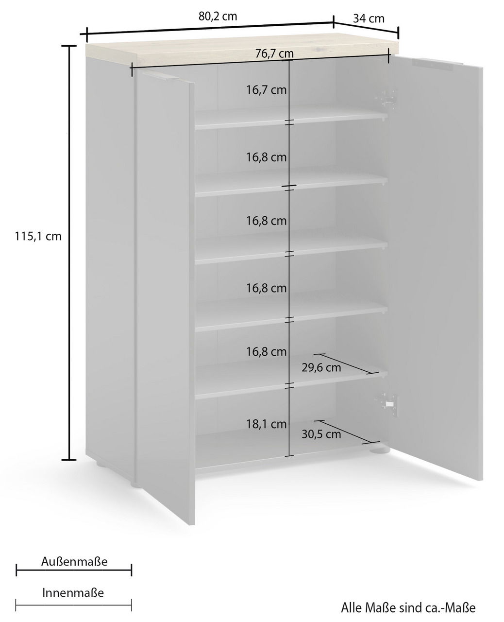 XORA Schuhschrank IDEA