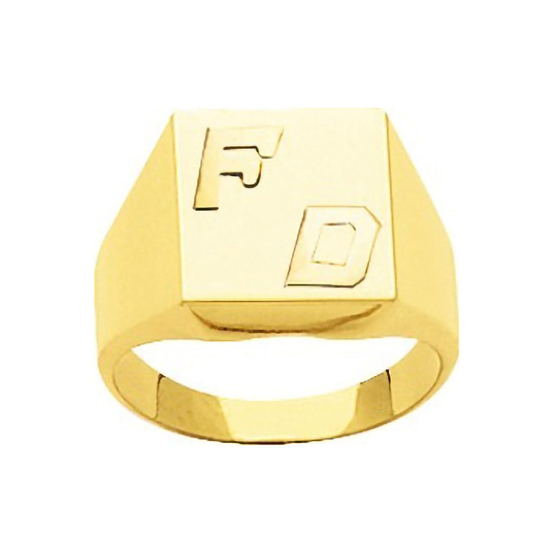 Chevalière homme - Or 18 Carats
