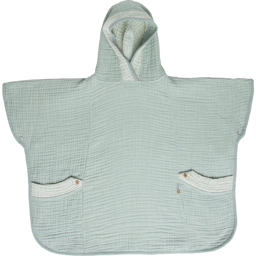 bébé jou® Badeponcho Green Cotton Pink