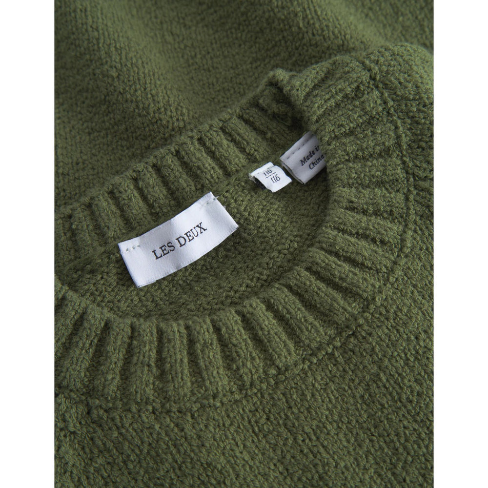 Køb Les Deux Kids Chive Green Brad Roundneck Strik Kids
