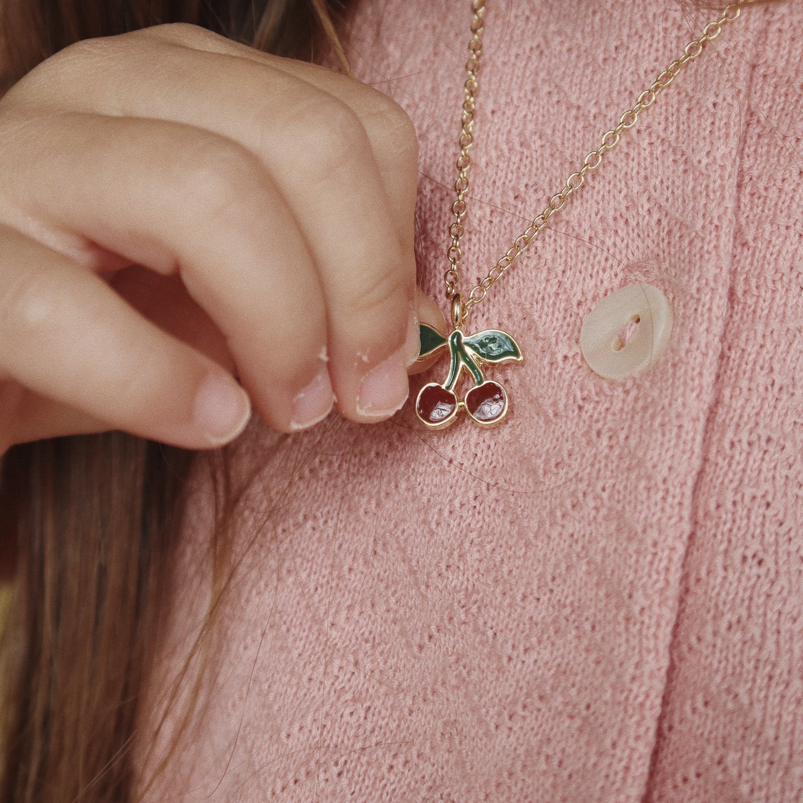 Schmuckset Cherry Gold