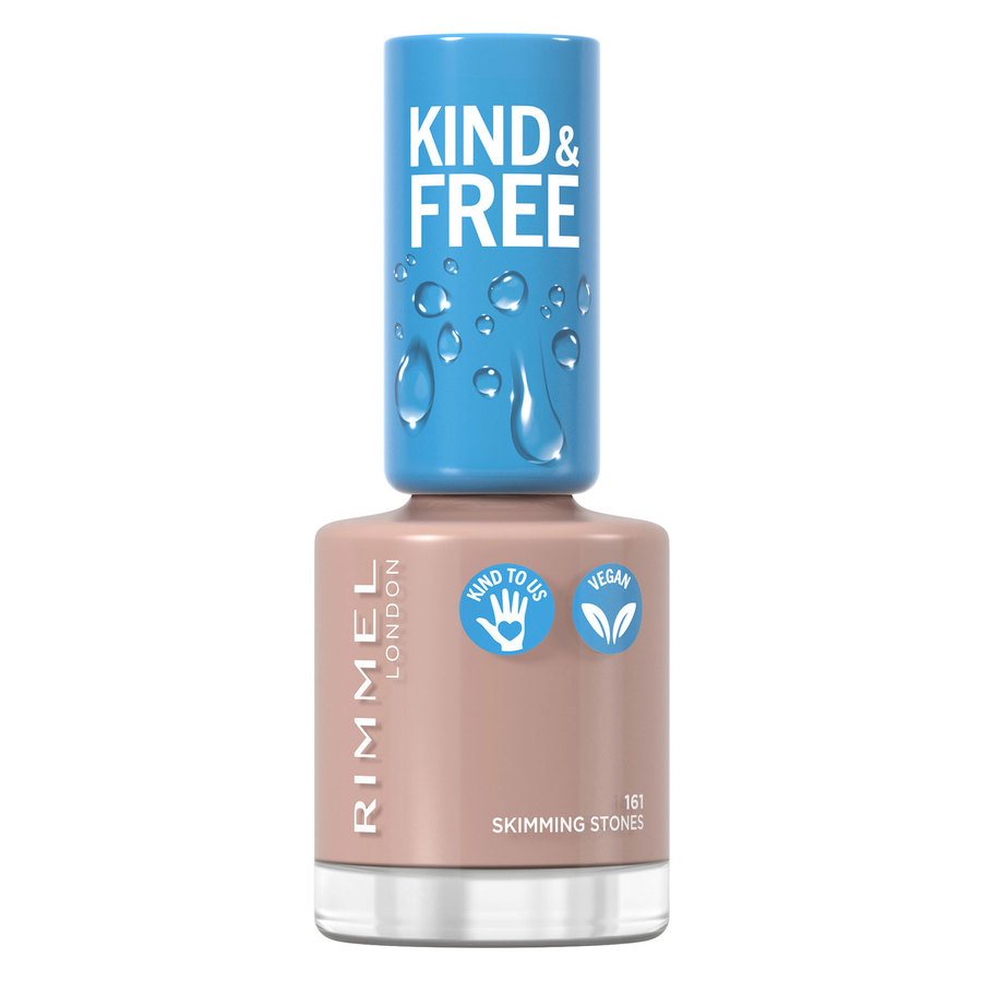 Rimmel London Kind & Free Clean Cosmetics Nail Polish 161 Skimming Stones 8ml