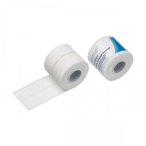 Fita elástica adesiva branca Flexoplast de 5 cm