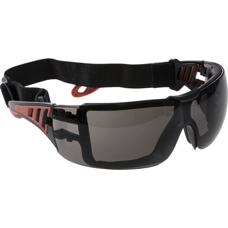 Portwest veiligheidsbril tech look plus donker