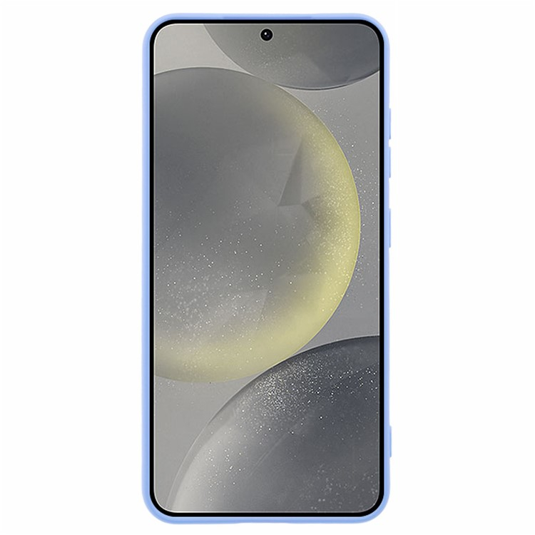 Samsung Galaxy S25 Gummi Case Hülle mit Kameraschutz - Blaulila (Matt)