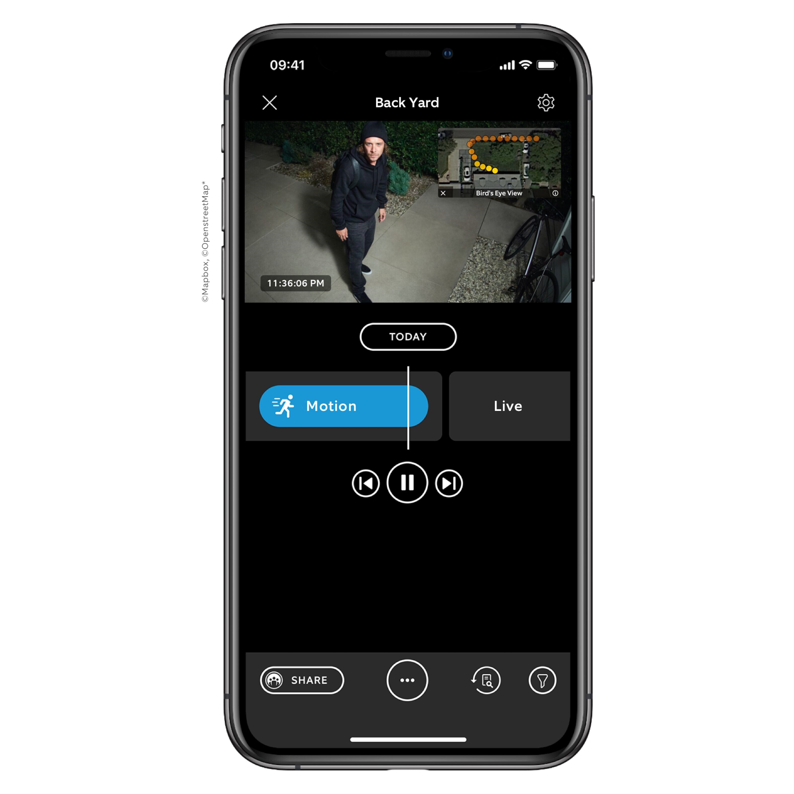 Ring Floodlight Cam Pro Hvit