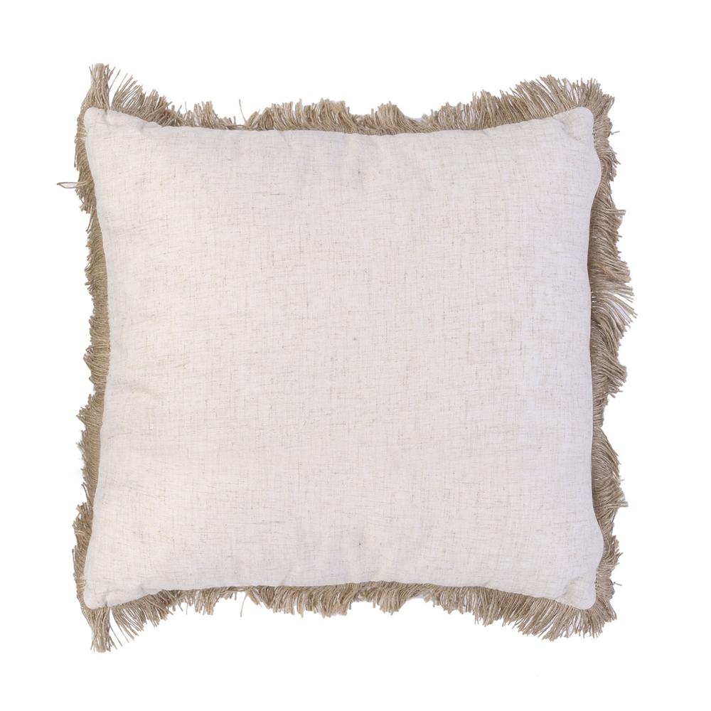 COUSSIN RAPHIA NATUREL DEHOUSSABLE 40X40CM