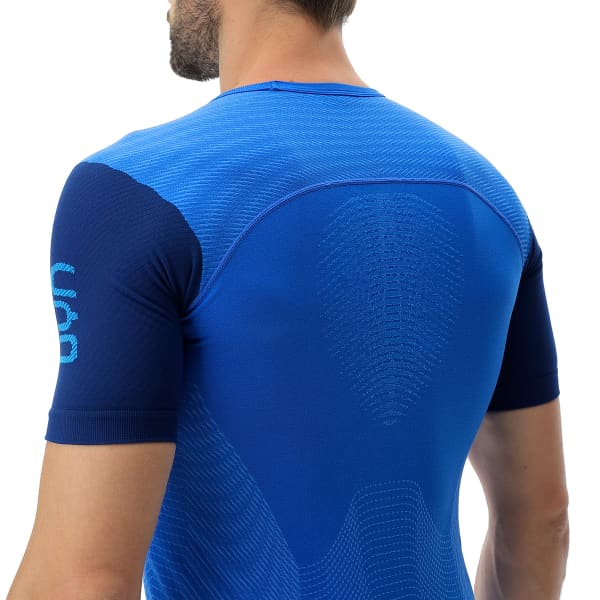 T-shirt running UYN MAN RUNNING PB42 OW SHIRT SULPHUR SPIRNG/PEACOT