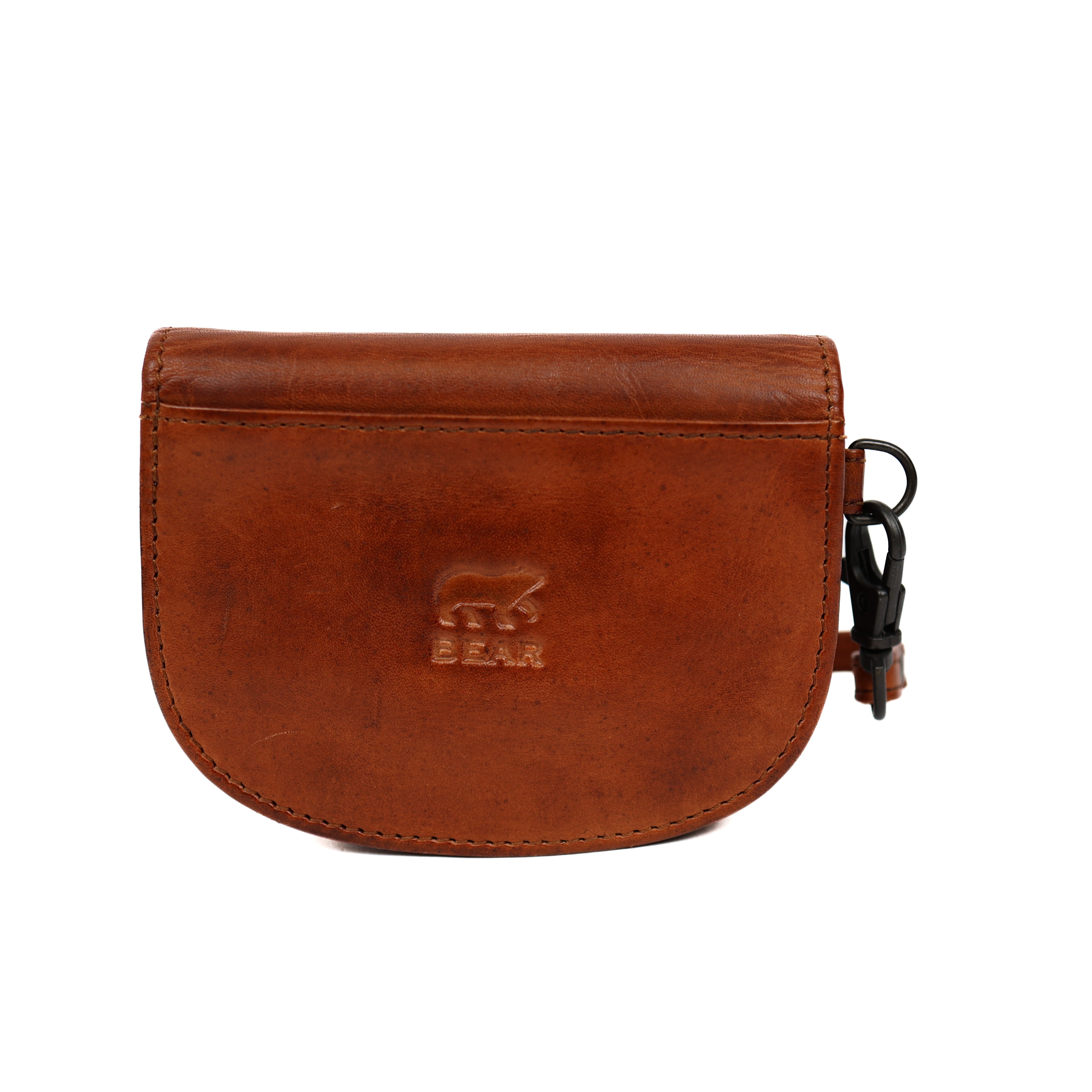 Portemonneetje met polsband 'Eva' cognac Cognac