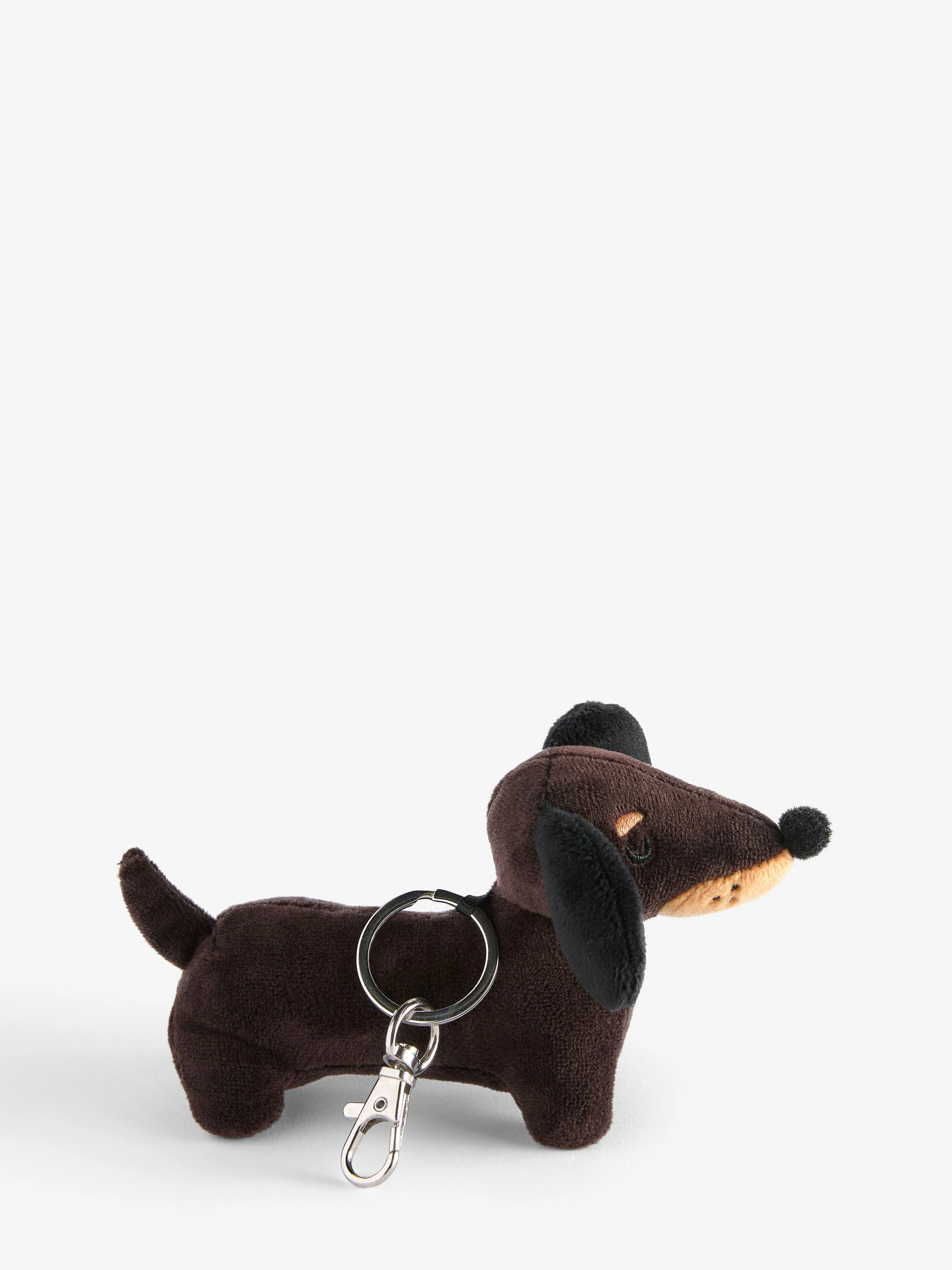 Schattige pluchen sleutelhanger tas bedeltje