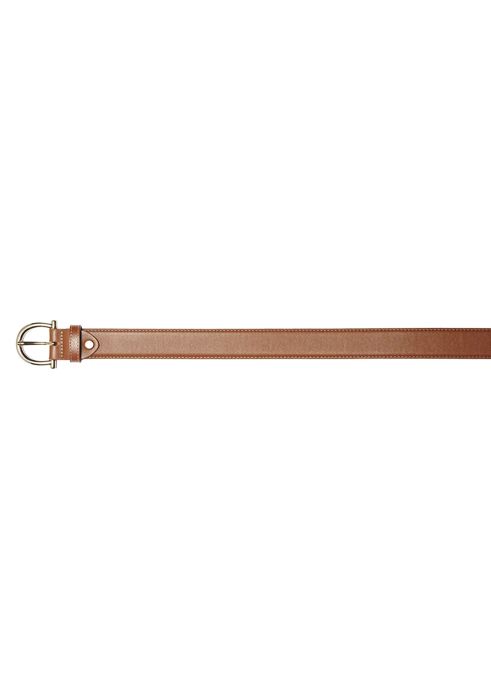 CEINTURE OLGA CUIR HAVANE
