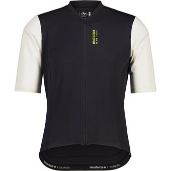 Maloja KalzasM. 1/2 Kurzarmtrikot Deep Black Multi Herren