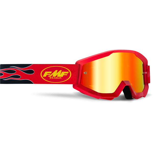 FMF Vision - Masque enfant Powercore Flame - ecran miroir Rouge