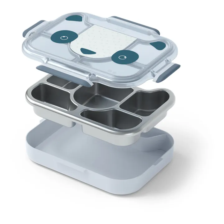 Monbento Plateau compartimenté MB Wonder Panda | Bleu