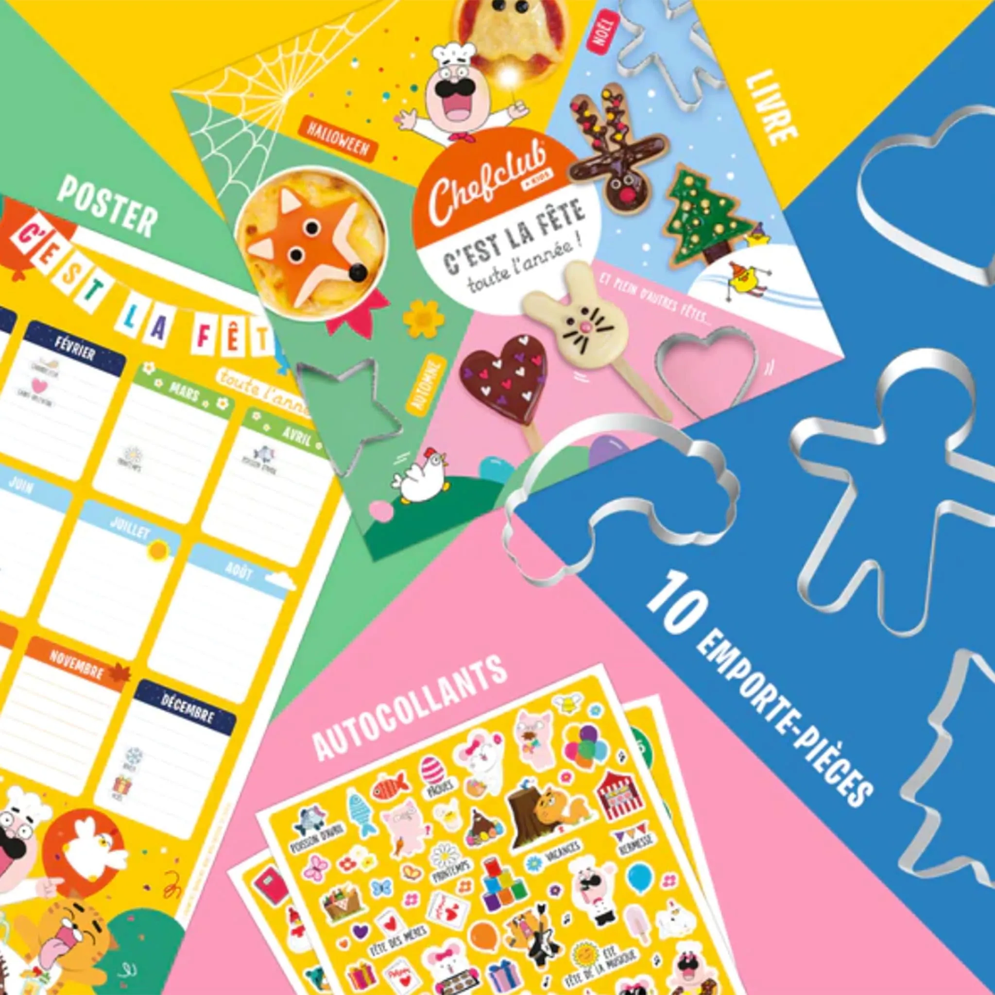 Chefclub Coffret-Livre C'est la fête toute l'année