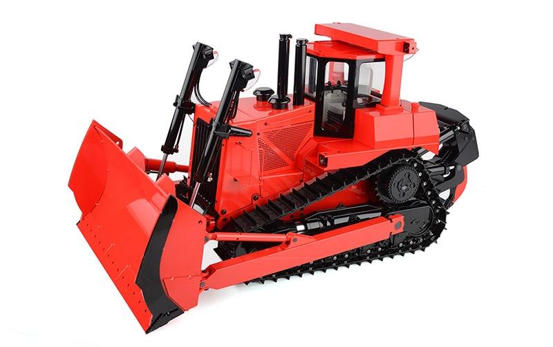 Bulldozer Earth Dozer DXR2 Hydraulisch Rot, ARTR, 1:14<br>Voll funktionsfähiger Bulldozer im Massstab 1:14 mit Hydraulik