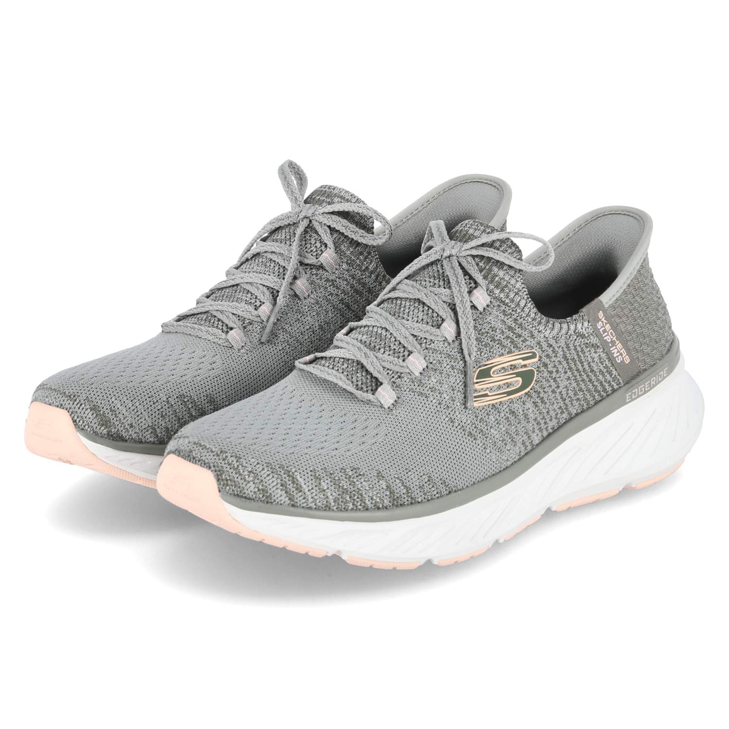Skechers Slip-Ins Sneaker IMPRESSION - grey/orange