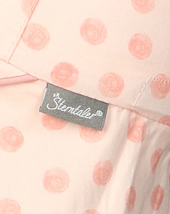 Sommerhut PASTELLPUNKTE  mit Nackenschutz in rosa