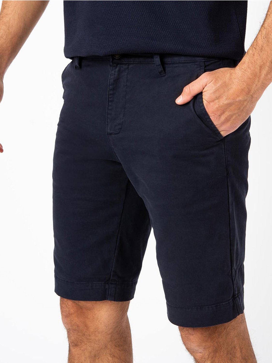 Bermuda Homme Coton Biologique Marine