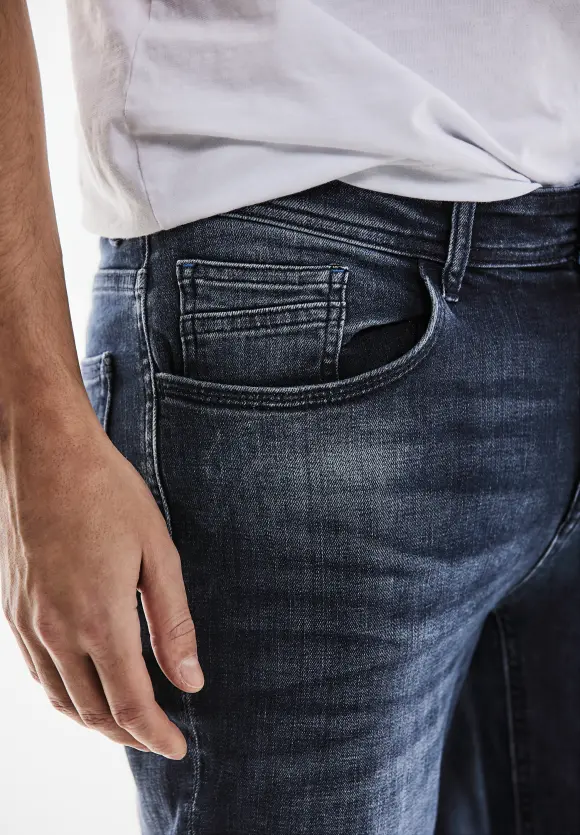 Skinny Fit Jeans - dark blue wash