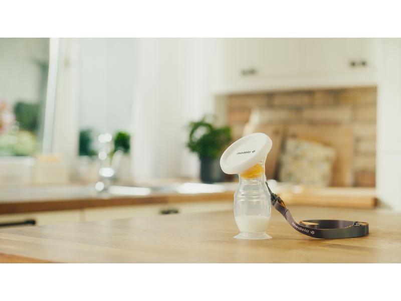 MEDELA Milchauffänger für Muttermilch Silikon-Auffangbehälter für Muttermilch