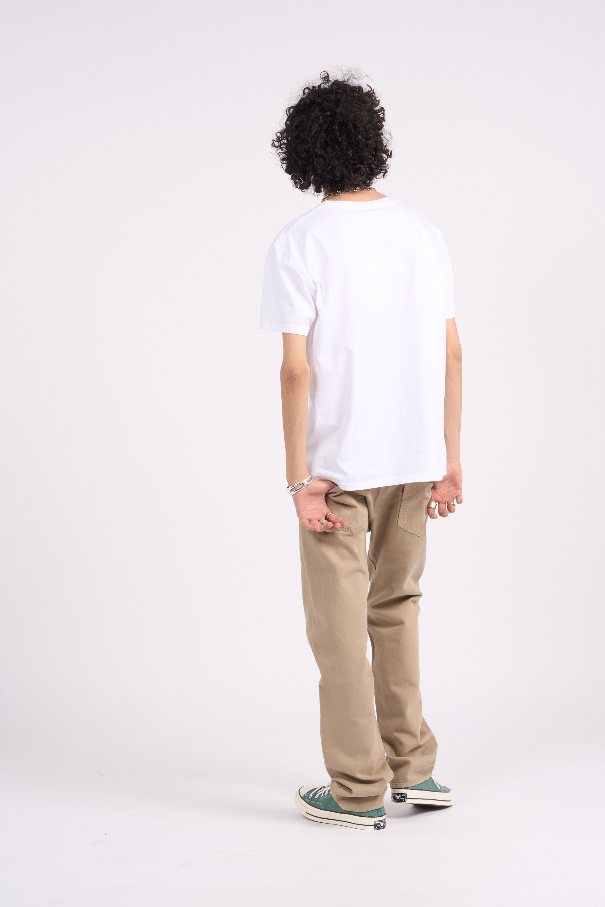 MAISON LABICHE T-shirt  POPINCOURT CROCODILE TENNIS Blanc