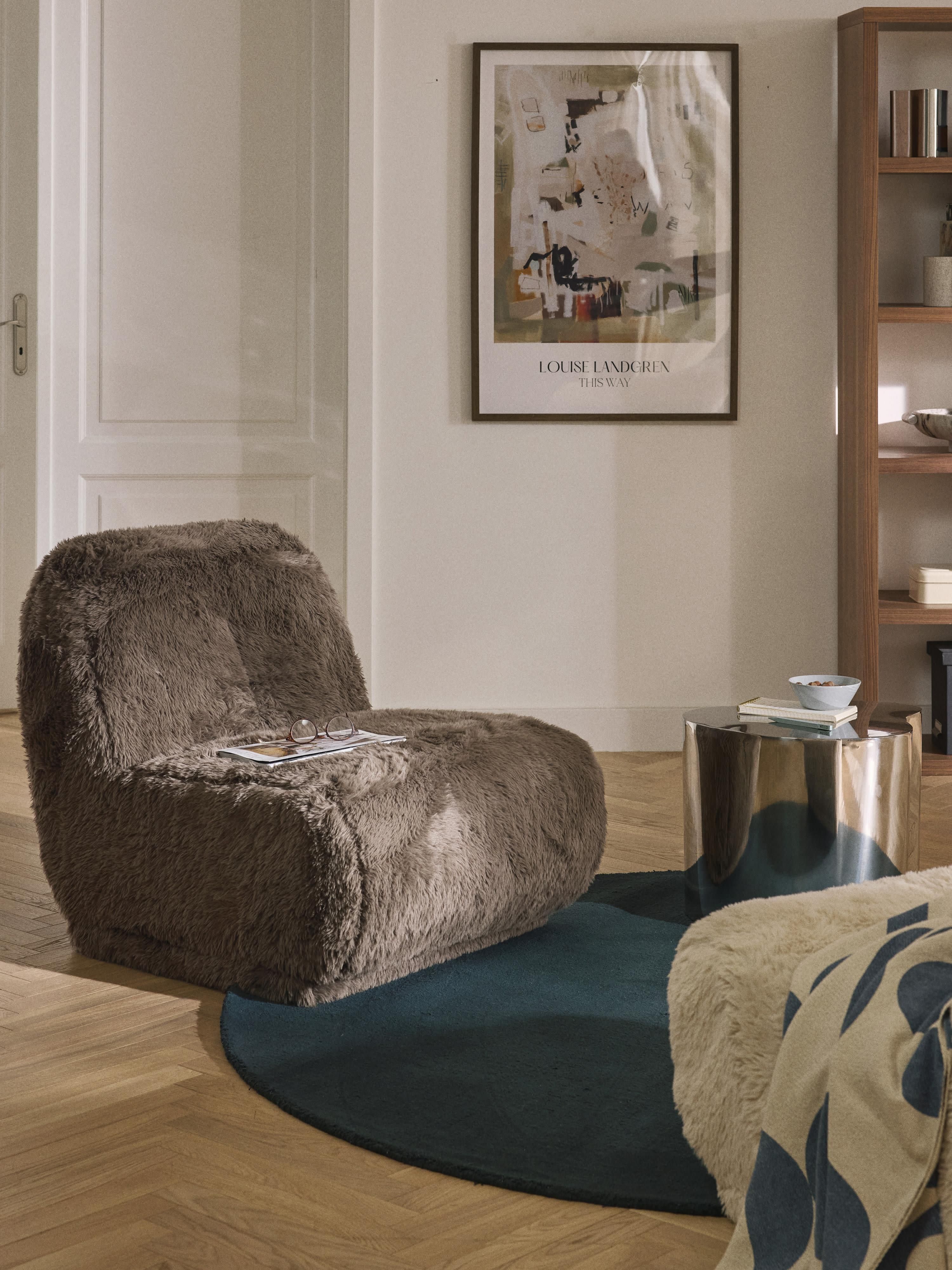 Loungefauteuil Emie van imitatieleer