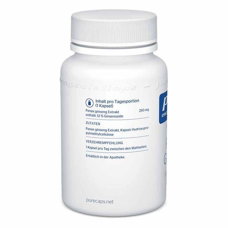 Pure Encapsulations Panax Ginseng Kapseln, 60 St