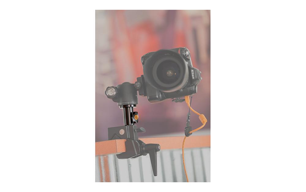 Adapter Rock Solid Baby BallheadVerwandeln Sie Ihr Lichtstativ in eine Kamerastütze