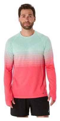 Maillot manches longues Asics Seamless Rouge/Vert Homme