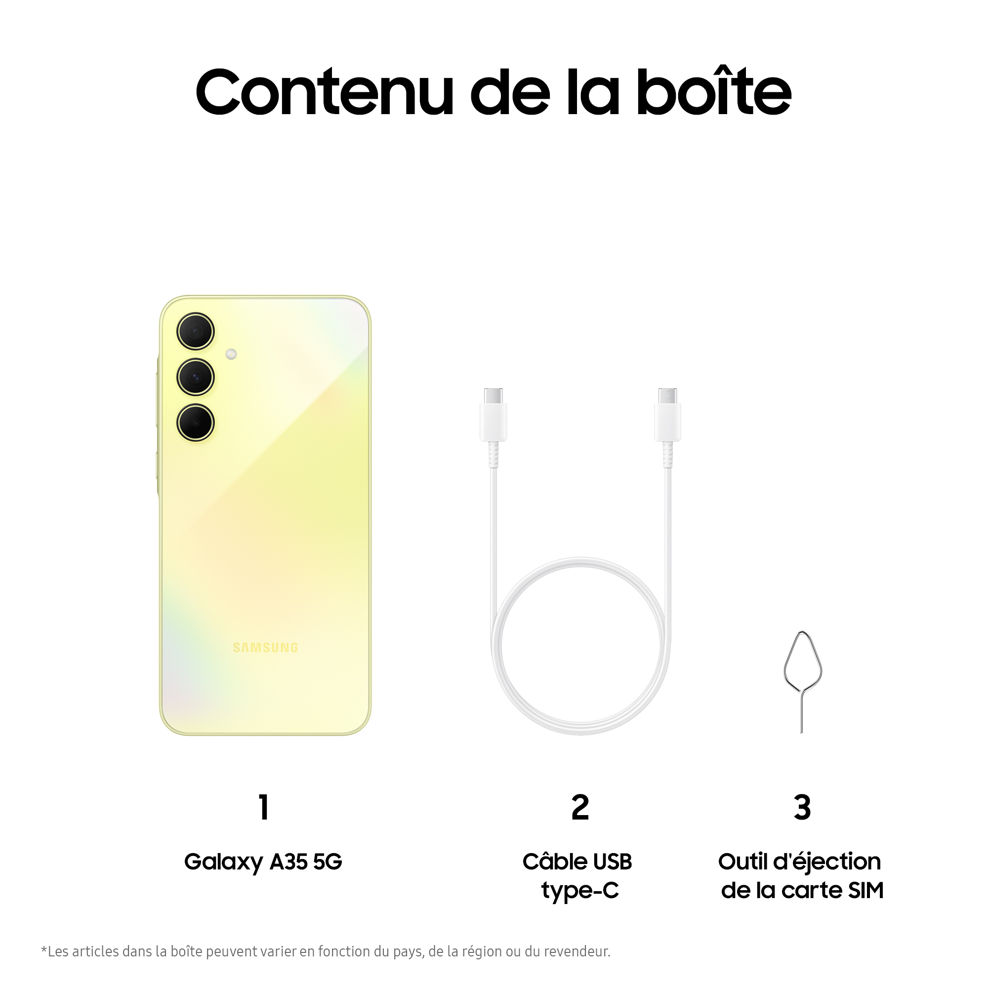 Samsung Galaxy A35 - 5G - 6/128Go - Lime