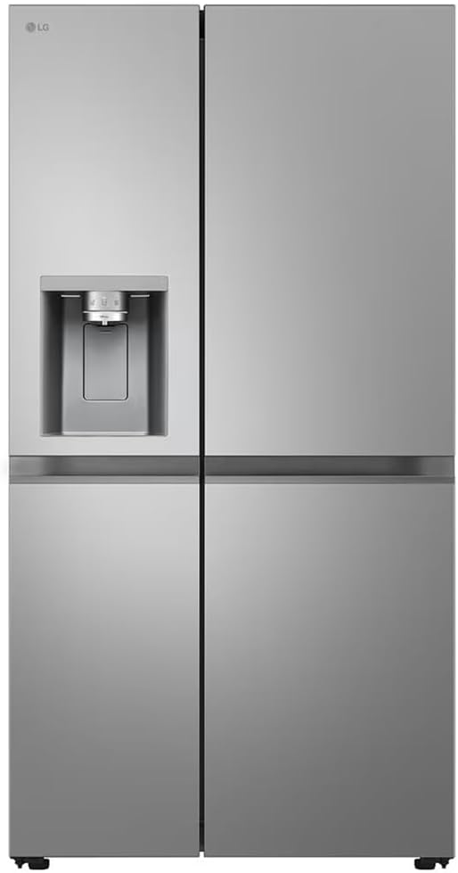 LG GSLE81PYBC Side by Side Kühlschrank | Klasse C | 628 L | Eis- | Crushed Ice- Wasserspender mit UVnano | Total No Frost | Smart Inverter Kompressor, Wi-Fi