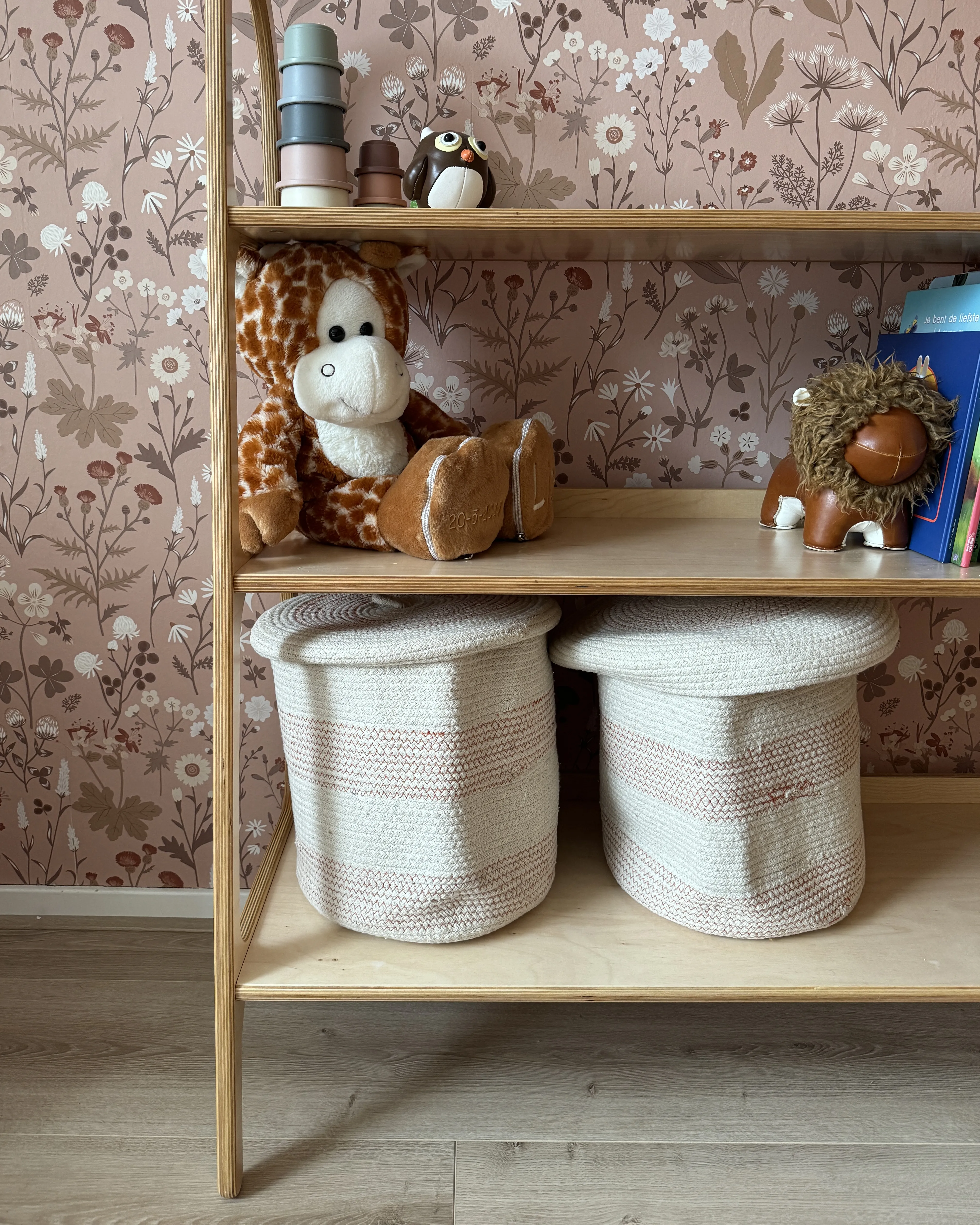 Set van 2 manden SILOPI Katoen Lichtbeige