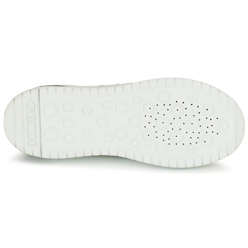 Geox - J XLED B. B - MESH+GEOBUCK - Blanc / Noir