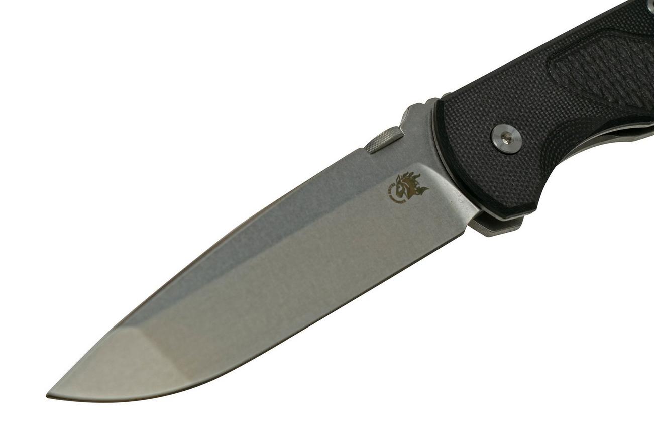 Rick Hinderer FireTac Spanto Stonewash, Black G10, zakmes