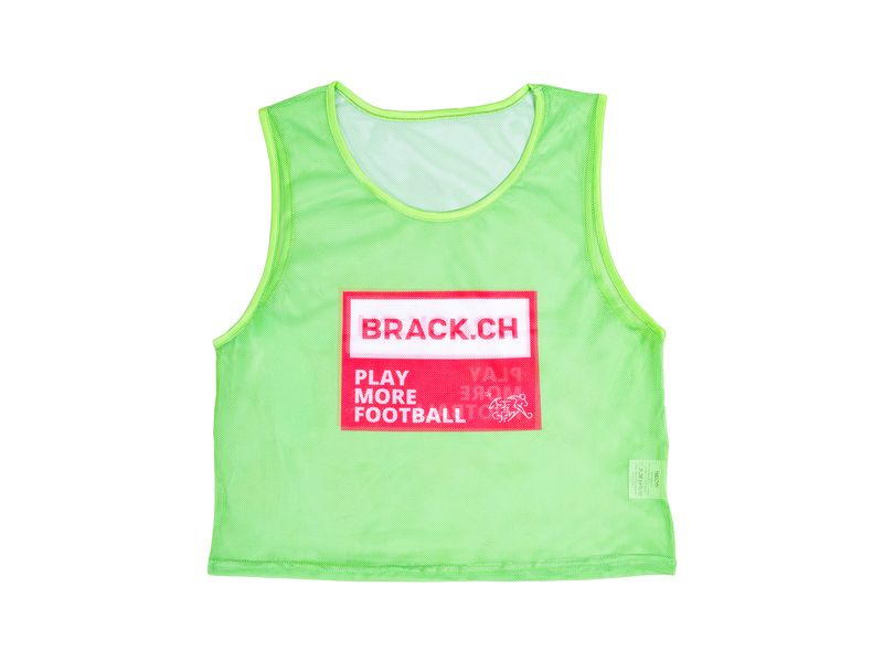 BRACK.CH Play More Football Trikots, Grün Set mit 10 Stück
