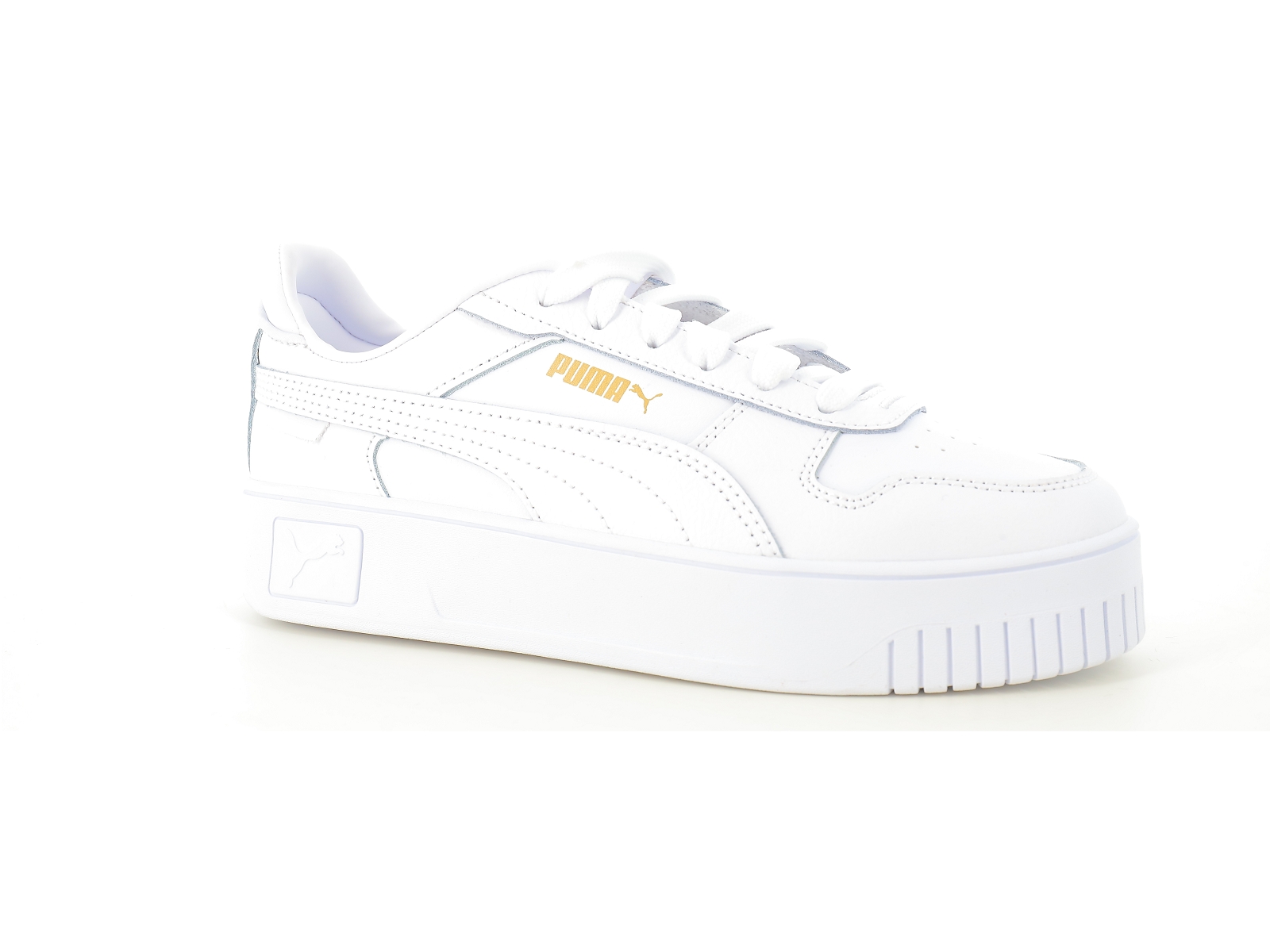 Puma-389390 Matières combinées Blanc-Or