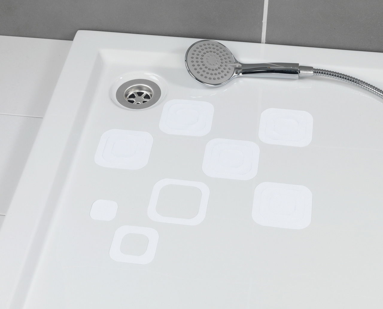 Wenko Anti-Rutschsticker eckig 6-tlg.