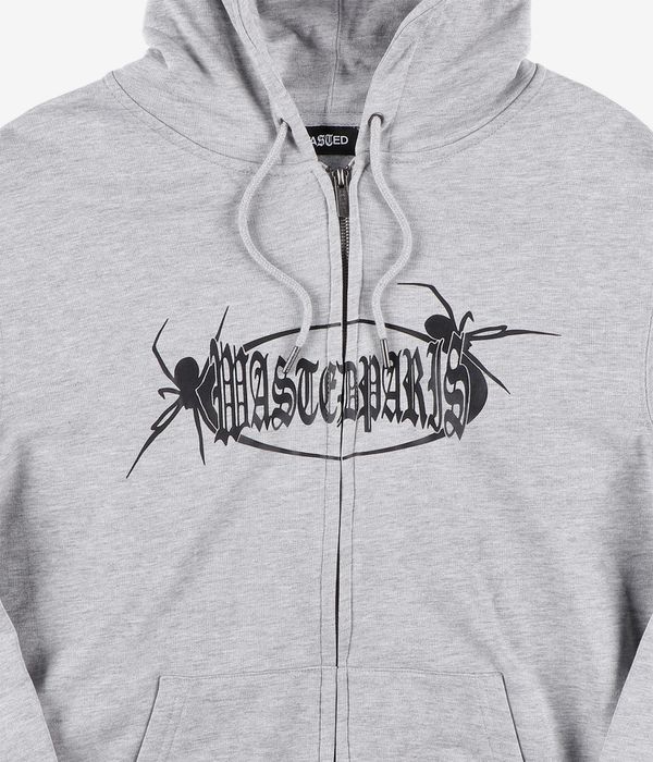 Wasted Paris Boiler Zip-Hoodie (ash grey)