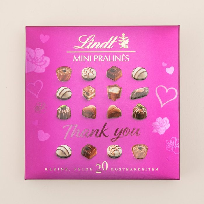 Lindt | MINI PRALINES | Thank You | 100 gram