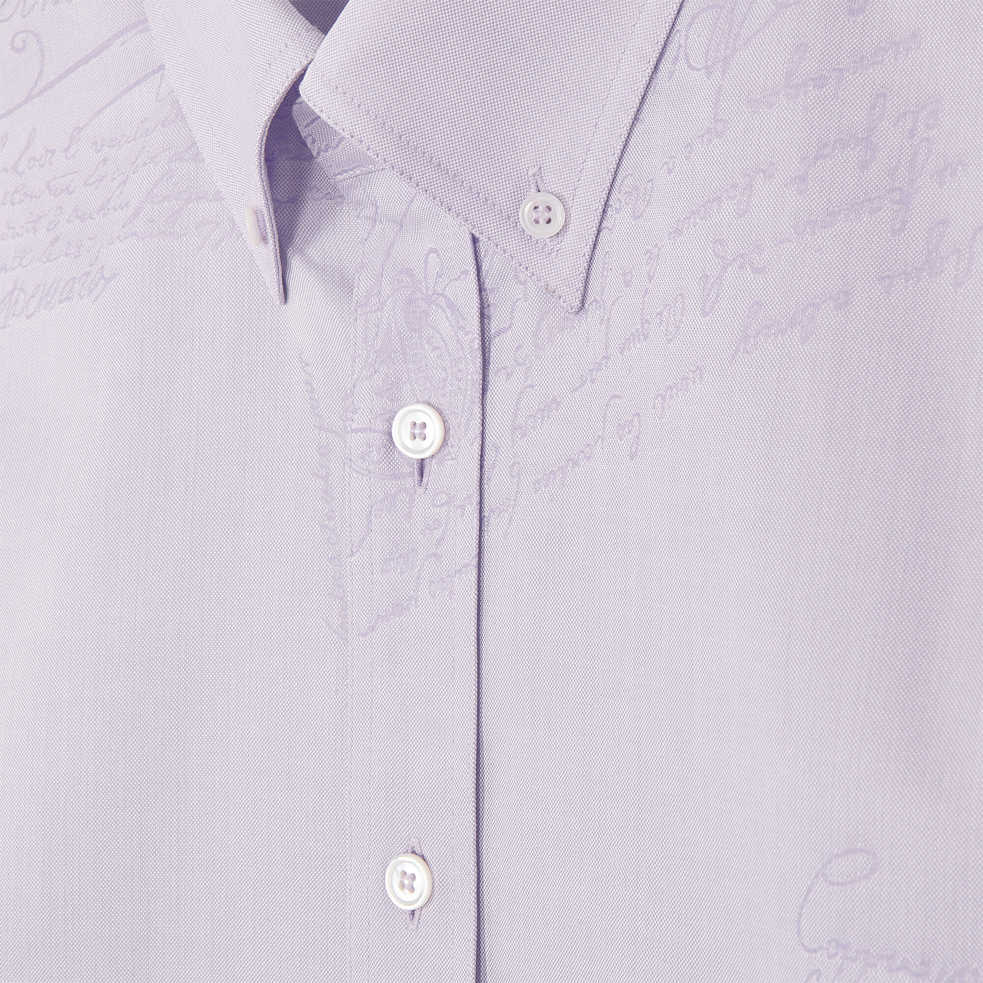 Chemise Alessandro À Col Boutonne En Coton Scritto