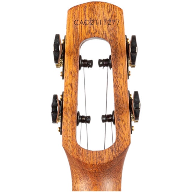 Flight Royal Series Nighthawk Concert Black Stain elektrisch-akoestische concert ukelele met gigbag