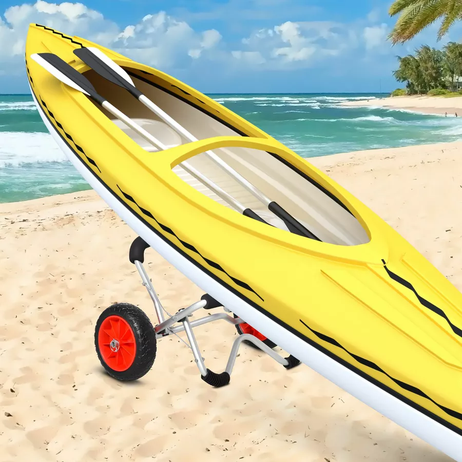 HOMCOM Bootswagen klappbar silber