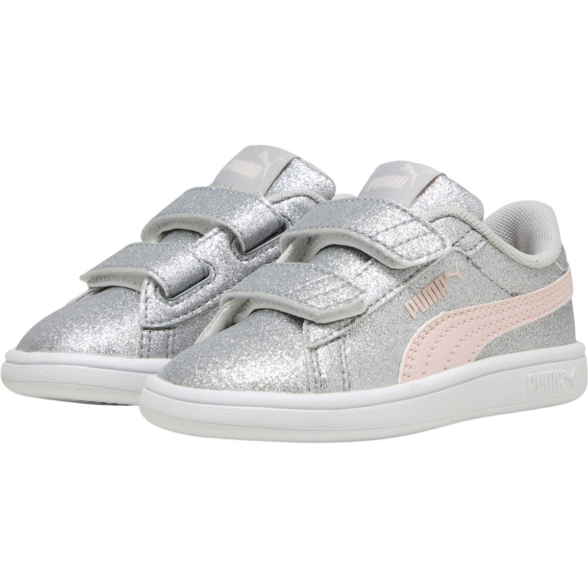 PUMA Smash 3.0 Glitz Glam Velcro Sneakers Børn