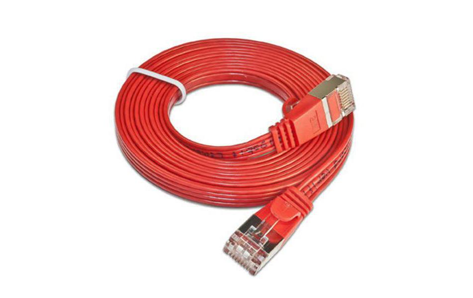 Slimpatchkabel RJ-45 - RJ-45, Cat 6, STP, 0.75 m, RotGeschirmtes Twisted-Pair-Kabel (STP) mit Klinkenschutz