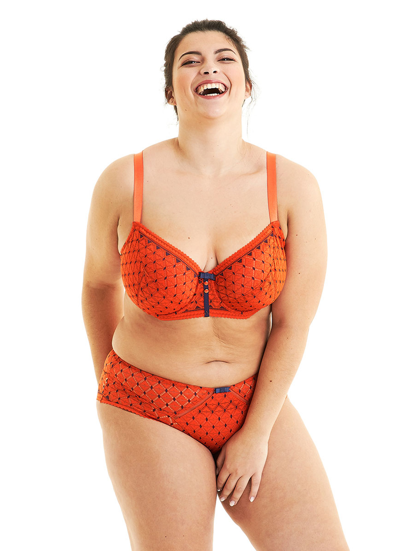 Soutien-gorge à armatures Pamplemousse