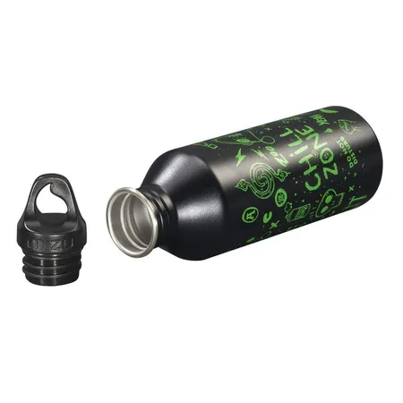 Coocazoo Edelstahl-TrinkflascheSchraubverschluss mit Henkel 750ml, grün
