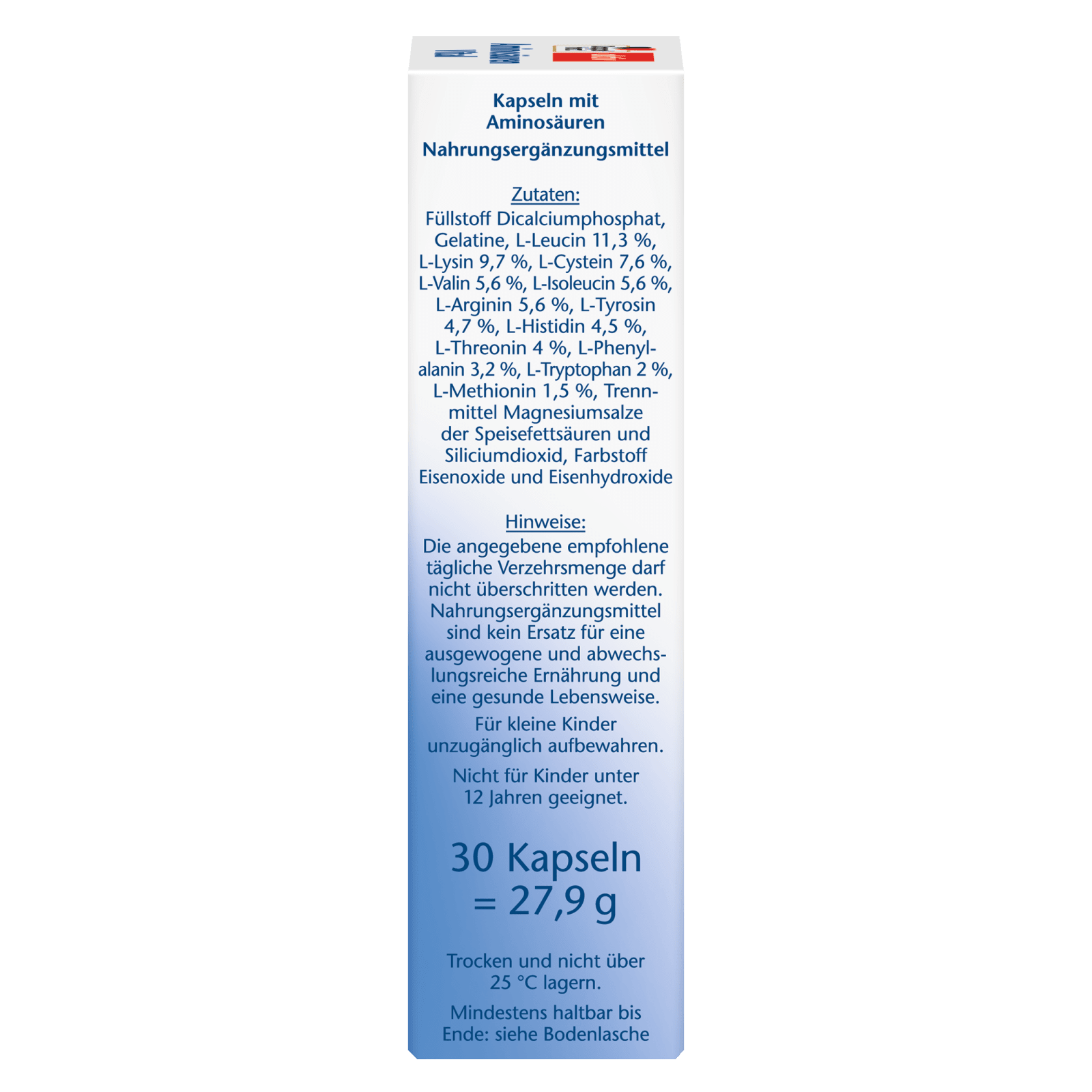 Aminosäuren Vital (30 Kapseln)