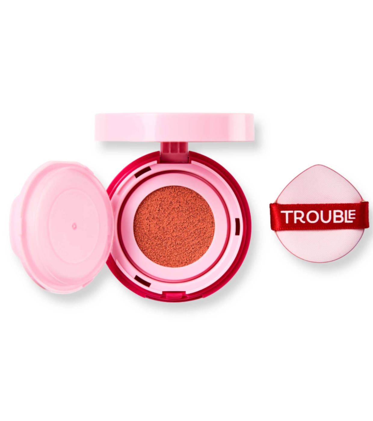 Trouble Maker - Blush Cushion Press Play - Double Tap Light Pink