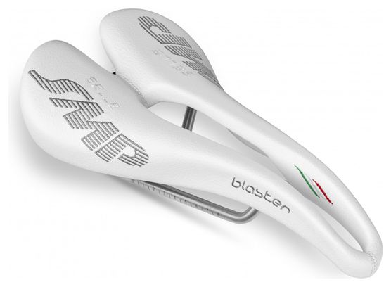 Selle SMP Blaster Rails Inox Blanc